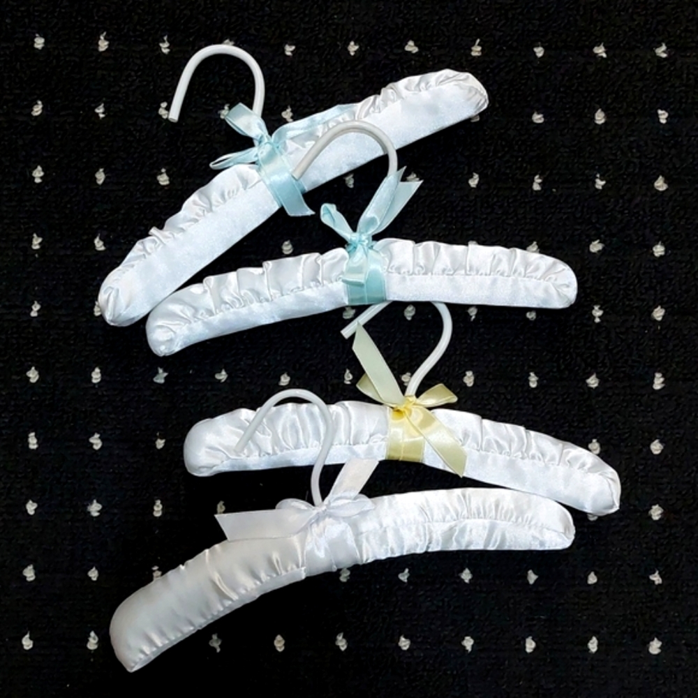 Satin•Padded Children's Boutique Hanger Assortment • Set of 4